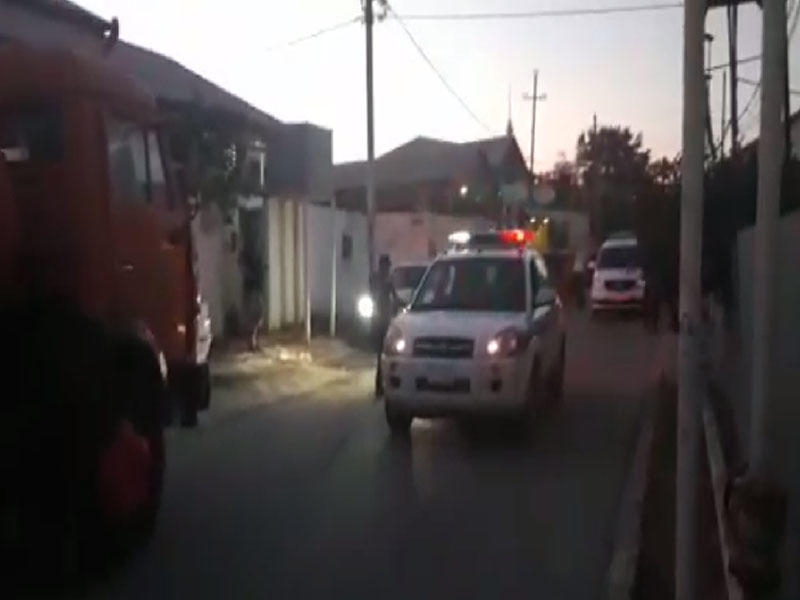 İçməli su problem yarandı, polislər həll etdilər - FOTO