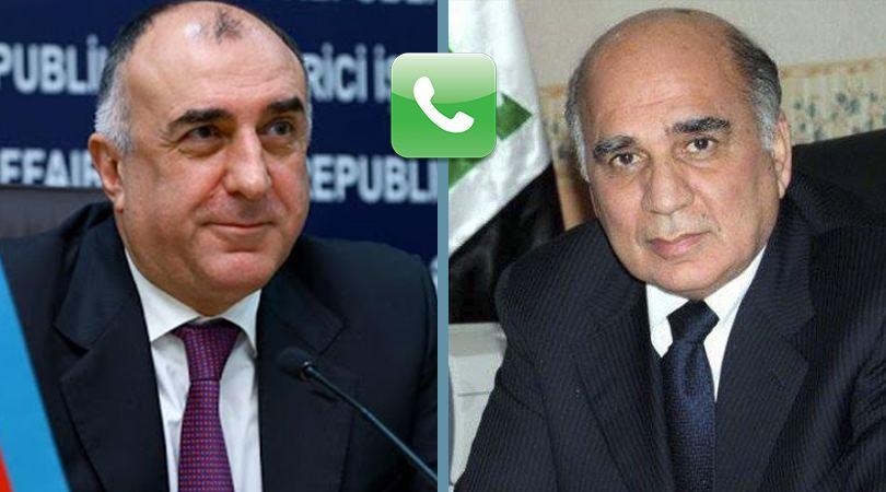 Elmar Məmmədyarovun iraqlı həmkarı ilə telefon danışığı olub