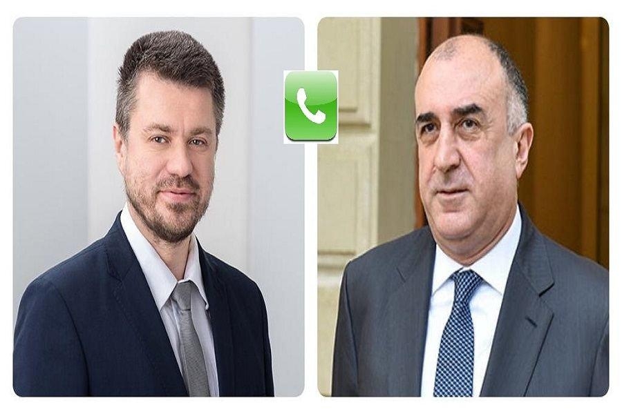 Elmar Məmmədyarovun estoniyalı həmkarı ilə telefon danışığı baş tutub