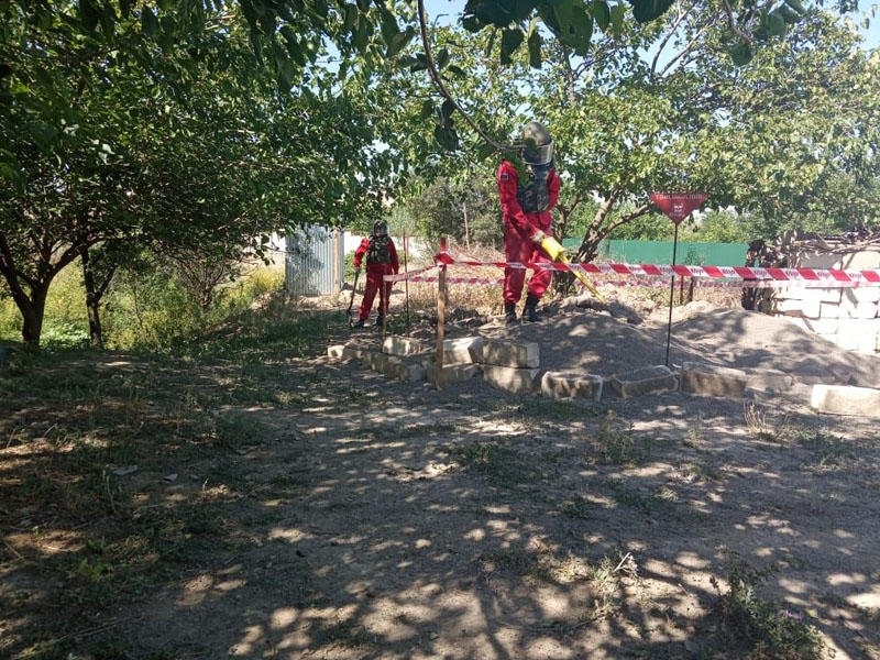 Tovuzda daha bir top mərmisinin qalıqları tapıldı -  FOTO