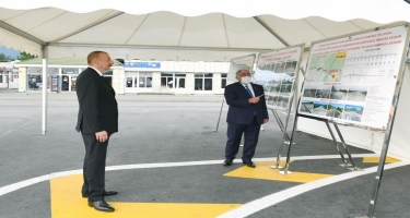Prezident İlham Əliyev Əmirvan-Vəndam avtomobil yolunun açılışında iştirak edib - FOTO