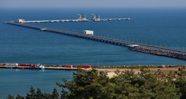 Belarusa Azərbaycan neftini daşıyan növbəti tanker Supsa limanından yola düşüb