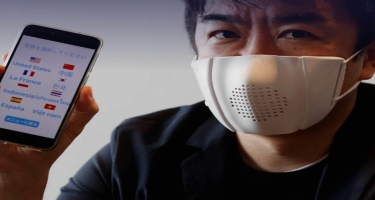 Yaponiyada sosial məsafəni qoruyan səsli maska yaradılıb