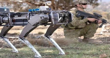 ABŞ ordusu baza təhlükəsizliyi üçün robot itləri test edir