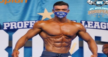Azərbaycan atleti Sabir Kazımov NPC-nin ilk Avropa çempionatında uğurla çıxış edib - FOTO