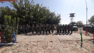 İşğaldan azad olunan sərhəd zastavalarımız üzərində dövlət bayrağımız ucaldılıb - FOTO