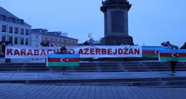 Varşavada Gəncə terroruna etiraz edilib - FOTO