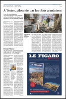 “Le Figaro”: Azərbaycanın Tərtər şəhəri Ermənistan tərəfindən atəşə tutularaq dağıdılır