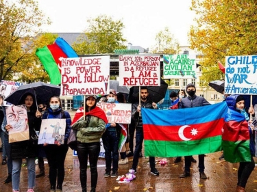 Lüksemburqda erməni vandalizminə qarşı etiraz aksiyası keçirilib - FOTO