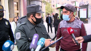 Polis tərəfindən koronavirusla bağlı tədbirlər davam etdirilir - FOTO