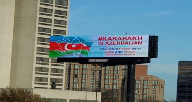 “Karabakh is Azerbaijan” şüarı Çikaqo yollarında - FOTO