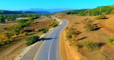 Yeni Xınalıq yolunun bir hissəsisinin tikintisi yekunlaşıb - VİDEO - FOTO