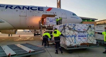 Fransadan Ermənistana humanitar yardım göndərildi