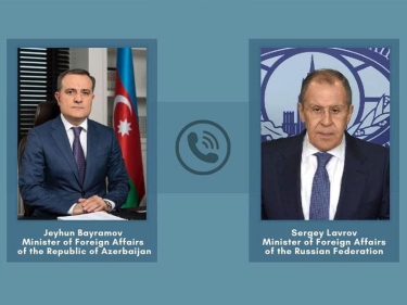 Ceyhun Bayramov və Sergey Lavrov telefonla danışıblar