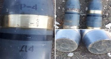 Suqovuşanda keçmiş erməni postundan ağ fosfor bombaları aşkar olundu - FOTO