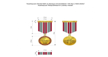ADNSU-nun 100 illik yubiley medalı təsis edildi