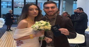 Millimizin futbolçusu evləndi - FOTO