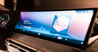 BMW-dən böyük rəqəmsal ekran -  Elektrikli Model iX
