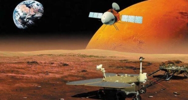 Çinin kəşfiyyat cihazından Marsın ilk görüntüsü - FOTO