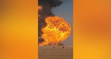 Əfqanıstan-İran sərhədində onlarla yanacaq daşıyan maşın yandı