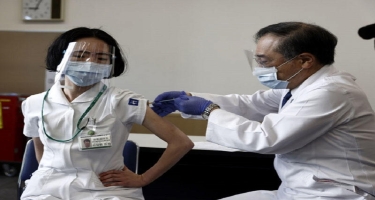 Yaponiyada koronavirusa qarşı vaksinasiyaya start verilib - FOTO
