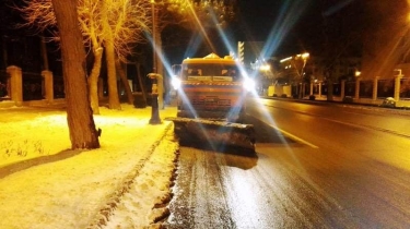 Bakıda qarın təmizlənməsi davam edir - BŞİH - FOTO