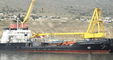 ASCN-un kran gəmisi təmirdən sonra istismara qaytarılıb - FOTO