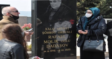 Yaxınları Rafael Dadaşovun məzarını ziyarət etdi - FOTO