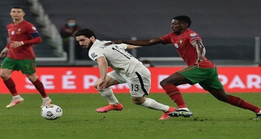 Kriştiano Ronaldo Azərbaycan millisi ilə matçda rekorda imza atıb