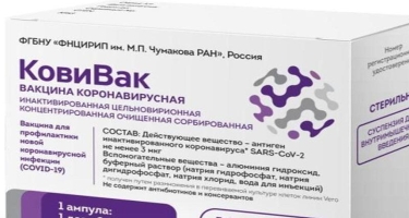 Rusiya koronavirus əleyhinə üçüncü vaksinin istehsalına başlayıb
