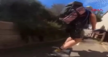 Avstraliyalı gənc skeytbord üzərində 2500 metr yol qət edib - VİDEO