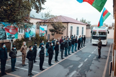 Çağırışçıların hərbi xidmətə yola salınmasına başlanılıb