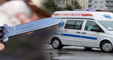 Xırdalanda kütləvi DAVA - Polisi bıçaqladılar