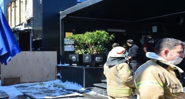 Məşhur aşpazın restoranı yandı - FOTO