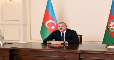 Prezident İlham Əliyevin Dünya İqtisadi Forumunun prezidenti ilə videokonfrans formatında görüşü olub - FOTO