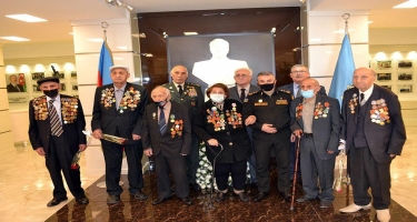 Böyük Vətən müharibəsi veteranları ilə görüş keçirilib - FOTO