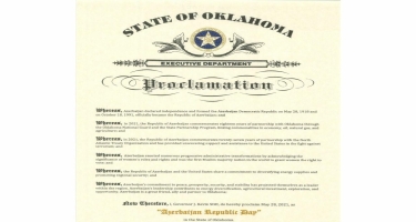 Oklahoma qubernatoru 28 may tarixini 