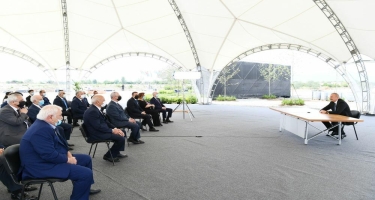 Prezident İlham Əliyev: Bu gün azad edilmiş torpaqlarda birinci Baş Plan artıq təsdiqlənir
