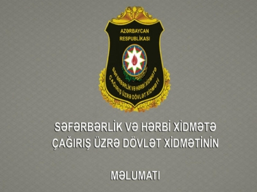 Müddətli həqiqi hərbi xidmət çağırışçılarının nəzərinə