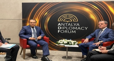 Antalyada Ceyhun Bayramov ilə Türk Şurasının Baş katibi arasında görüş olub