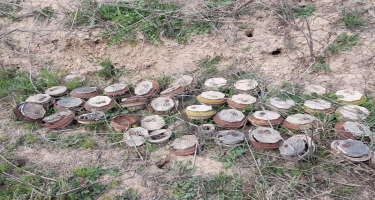 Azad olunan ərazilərdə ötən həftə aşkarlanan minaların sayı açıqlandı
