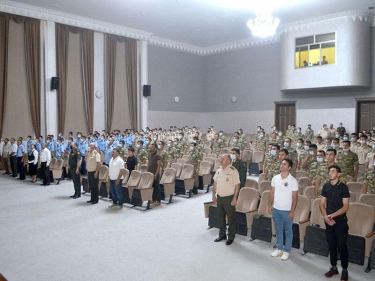 Heydər Əliyev adına Ali Hərbi Məktəbdə şəhidlərin anım mərasimi keçirilib - VİDEO - FOTO