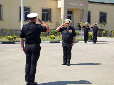 Hərbi Dəniz Qüvvələrində Silahlı Qüvvələr Günü qeyd olunub - FOTO