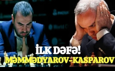 Şəhriyar Məmmədyarov Kasparova qarşı - İLK DƏFƏ