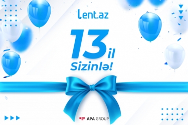 Lent.az-ın 13 yaşı tamam olur