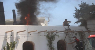 Aktyorun Bodrumdakı restoranı yandı - FOTO