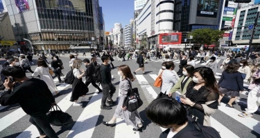 Yaponiyada əhalinin sayı 12 ildir fasiləsiz olaraq azalır