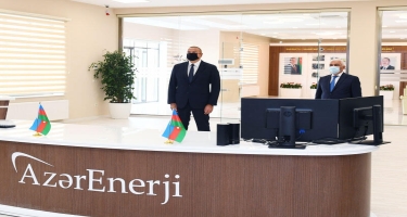 Prezident İlham Əliyev əsaslı şəkildə yenidən qurulan “Abşeron” yarımstansiyasının açılışında iştirak edib - FOTO