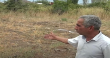 Goranboyda su qıtlığı yaşanır, sakinlər çətinlik çəkir - VİDEO