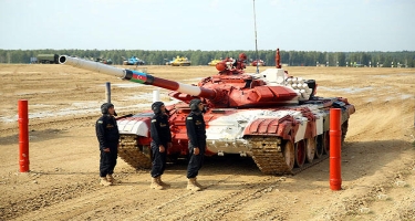 Rusiyada tankçılarımıza qarşı süni əngəl - Mane ola bilmədilər! - FOTO